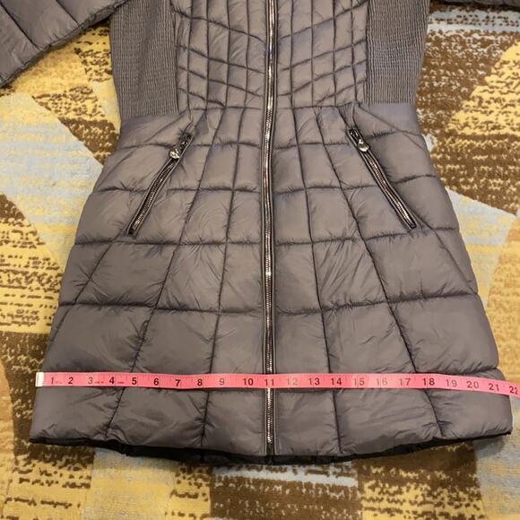 NWT Bernardo Hooded Packable Puffer Coat Charcoal XS - Picture 13 of 14